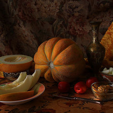 Схема вышивки «Натюрморт с дыней»