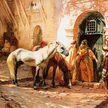 Схема вышивки «Арабский мотив»