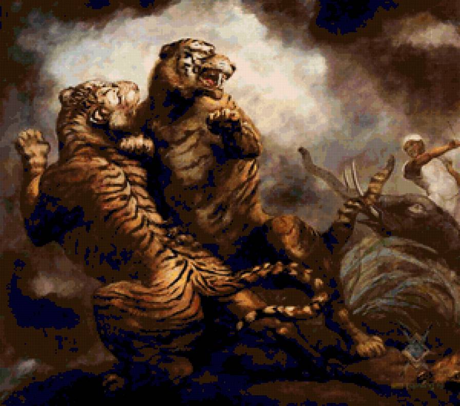 Охота - живопись, искусство - предпросмотр