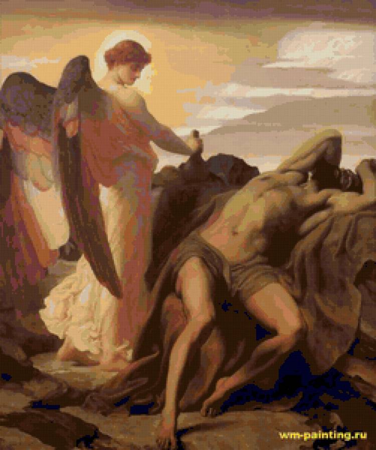 Пророк Илья в пустыни - предпросмотр