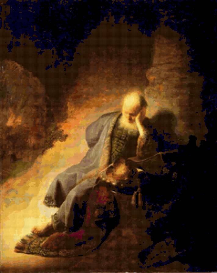 Иеремия оплакивающий разрушение Иерусалима - предпросмотр