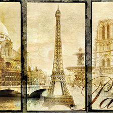 Оригинал схемы вышивки «Париж» (№89101)