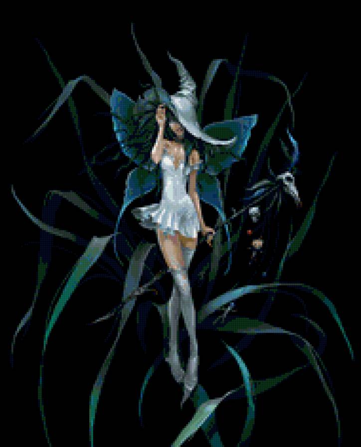 фея ии2 - фентези, ангел, девушка, фея - предпросмотр