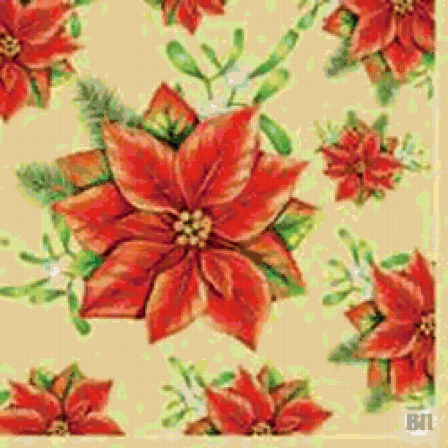 Подушка"Цветы" - живопись, подушка, цветы - предпросмотр