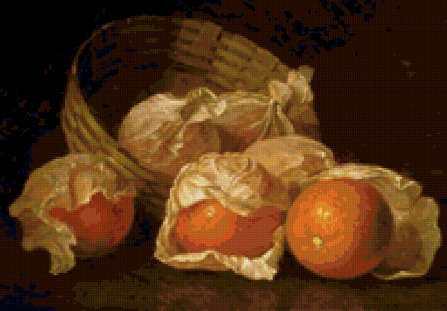 Апельсины - натюрморт - предпросмотр