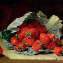 Схема вышивки «Клубника»