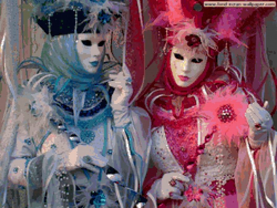 карнавал в венеции 2 - маски. карнавал, венеция - предпросмотр