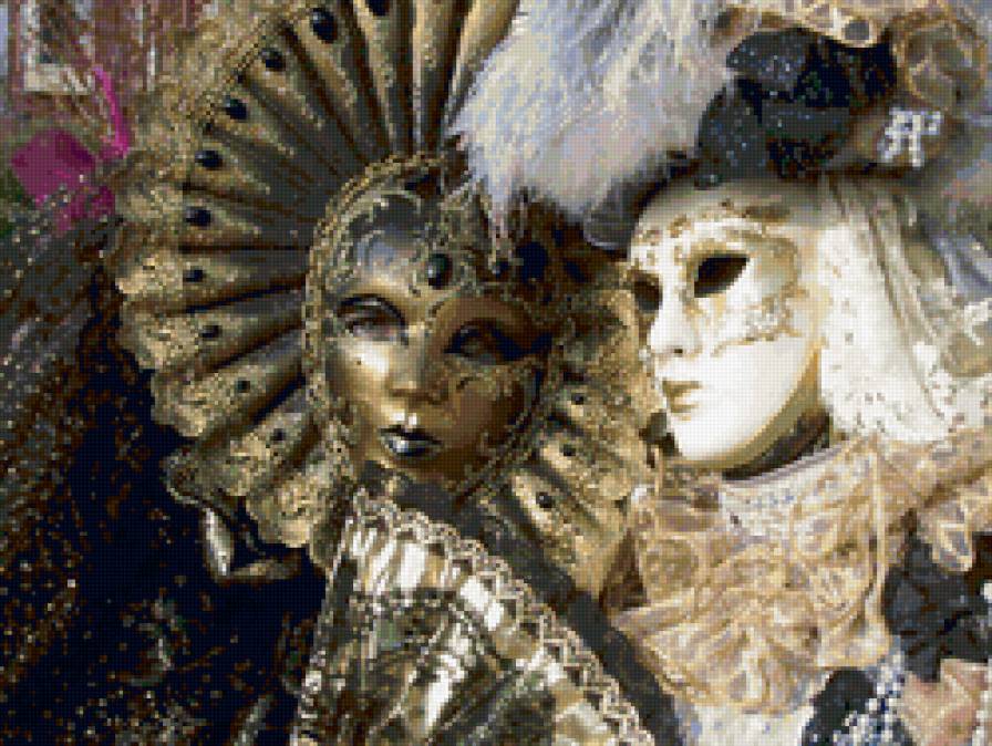 карнавал в венеции 5 - маски. карнавал, венеция - предпросмотр