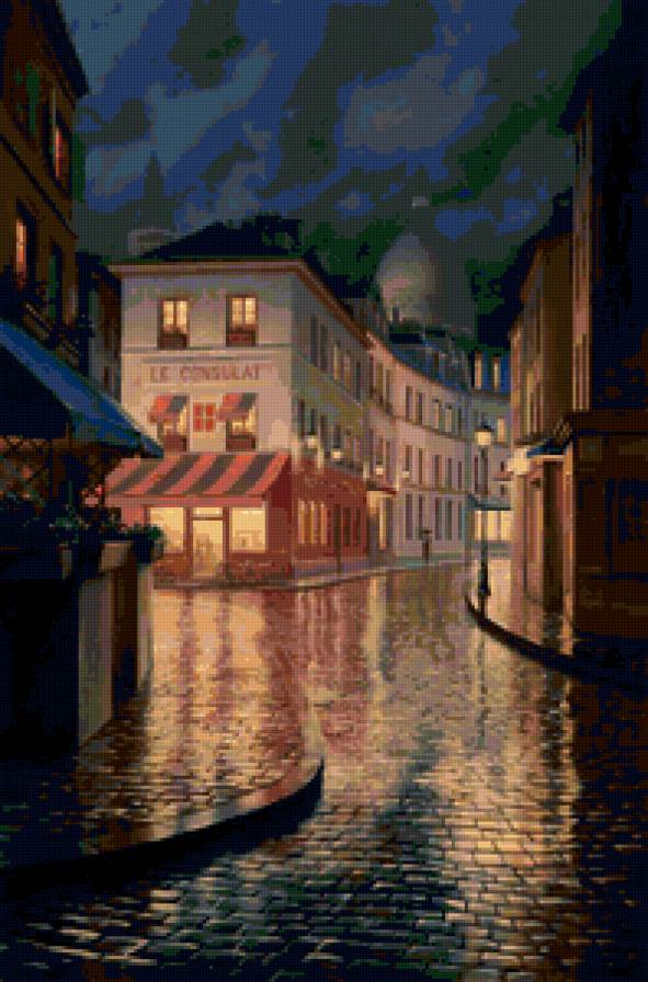 ночной город - города - предпросмотр