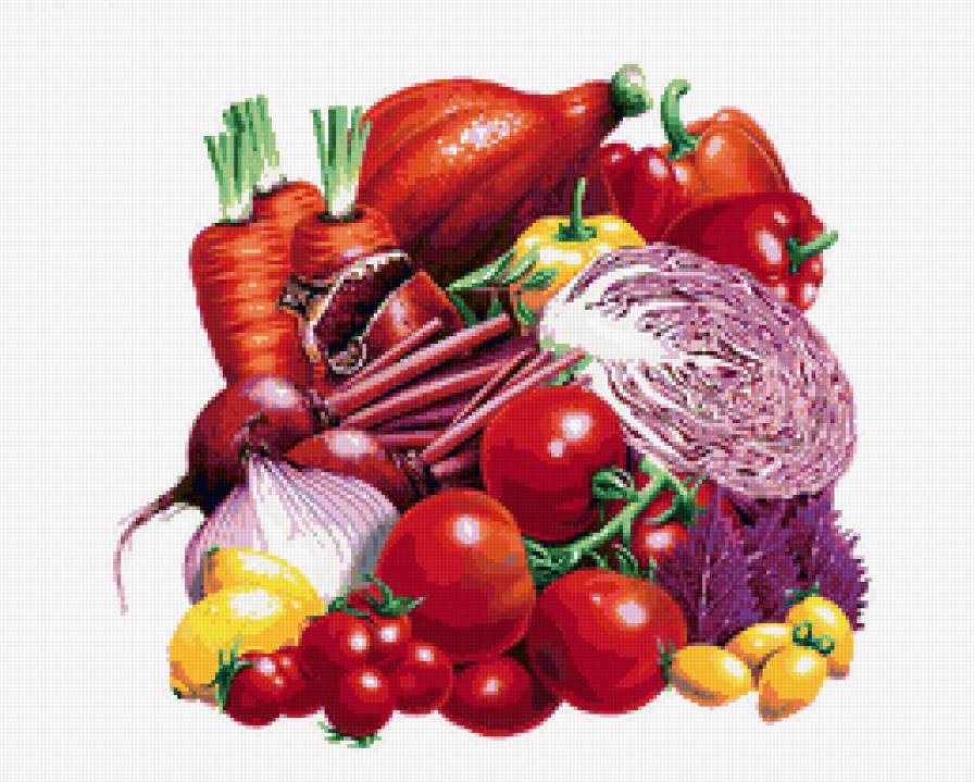 Вершки и корешки - фрукты, овощи - предпросмотр