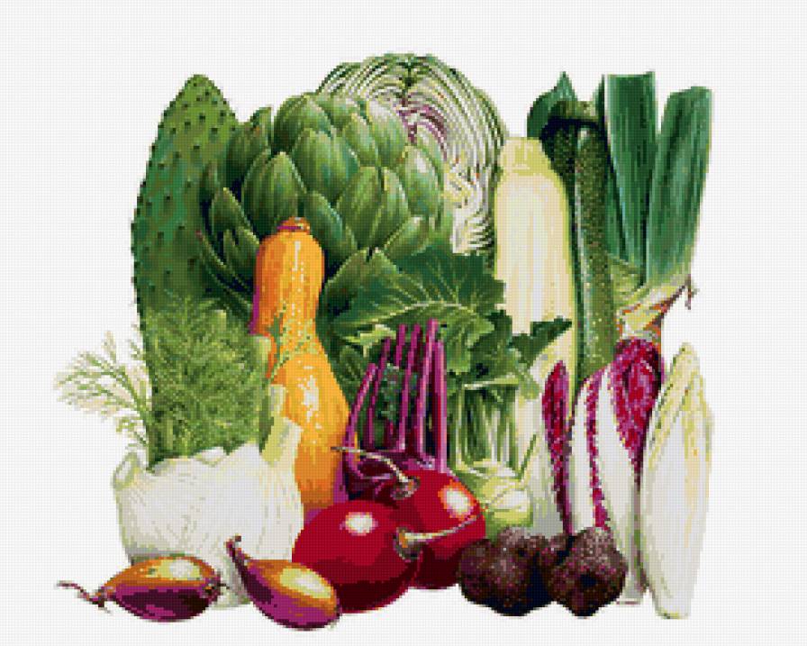 Вершки и корешки - фрукты, овощи - предпросмотр