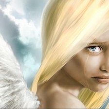 Схема вышивки «ангел»