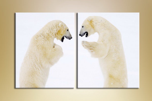 Триптих медведи - оригинал