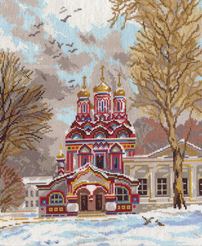 храм - харм, зима, здания - оригинал