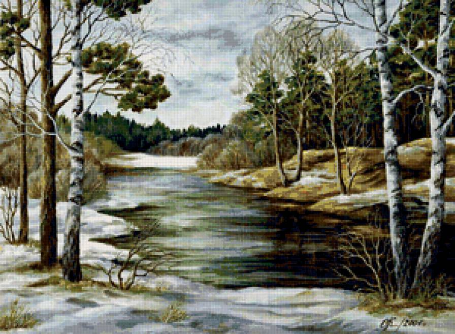 Весна - весна, березы, природа, лес - предпросмотр