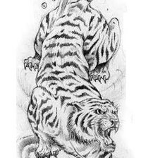 Оригинал схемы вышивки «тигр» (№90854)