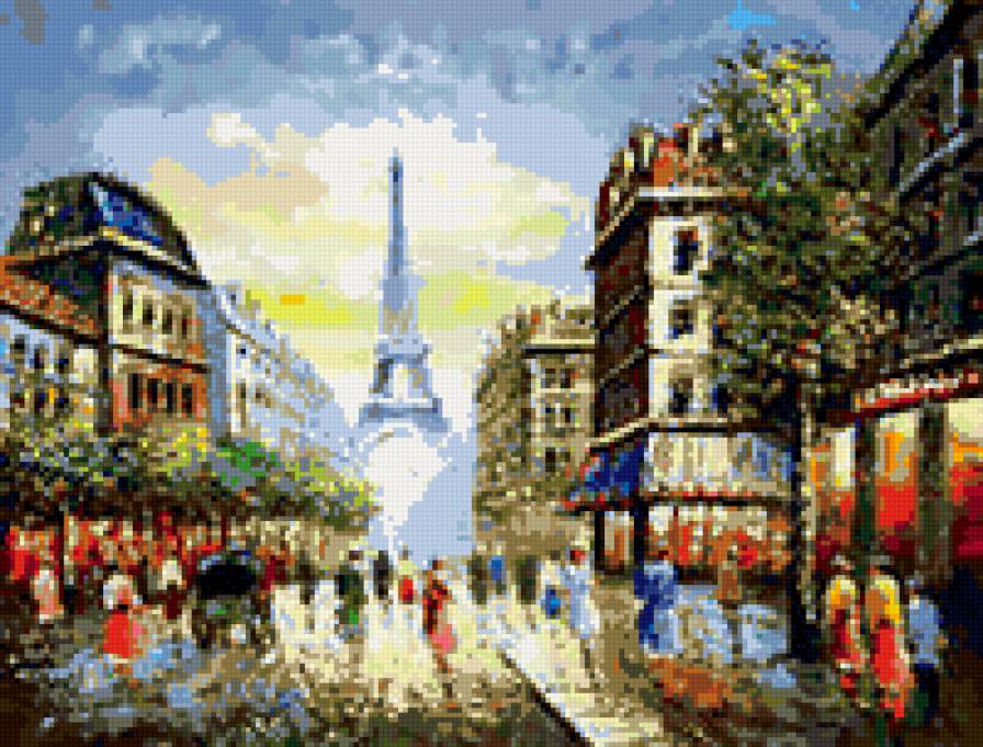 париж весной - предпросмотр