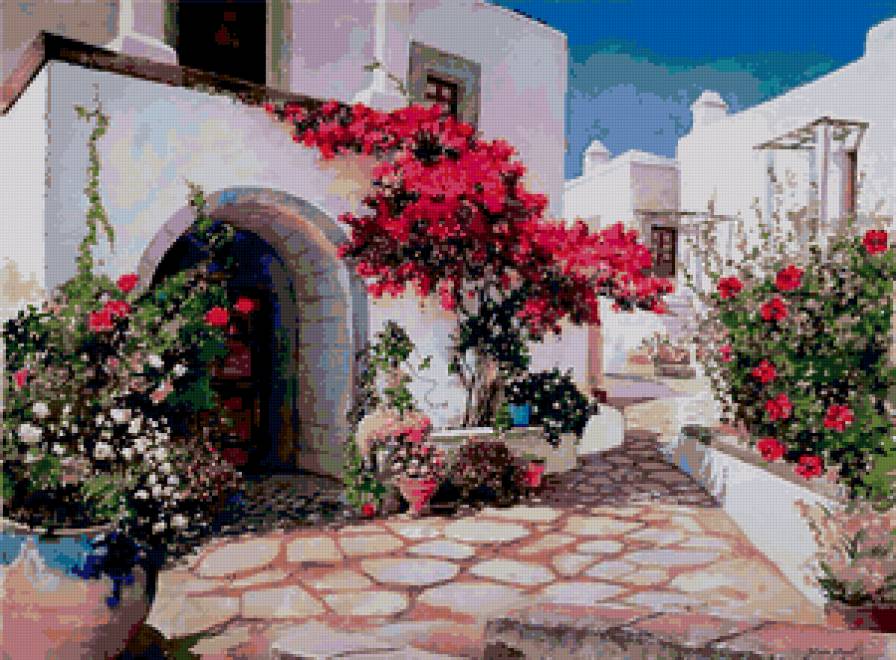 греция - картина, природа - предпросмотр