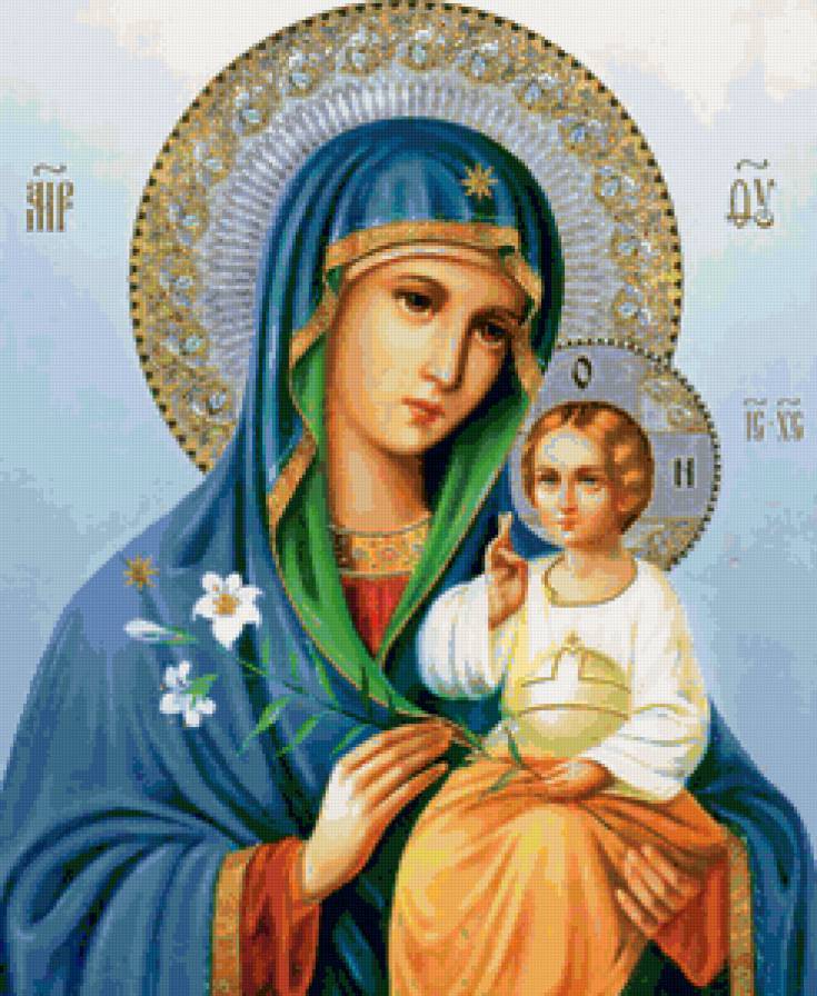 Икона "Неувядающий Цвет" 2 - икона - предпросмотр