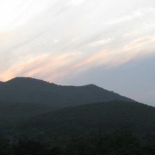 Схема вышивки «горы»