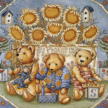 Оригинал схемы вышивки «Медвежта» (№91565)