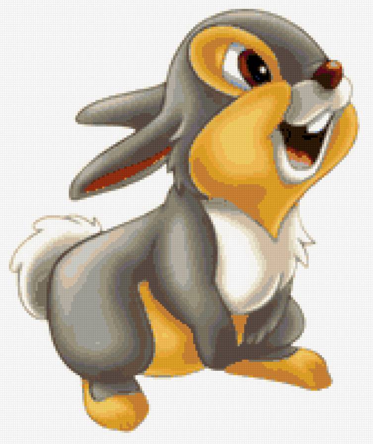 Кролик - детское, мультфильмы, зайчик, кролик, для детей, бэмби - предпросмотр