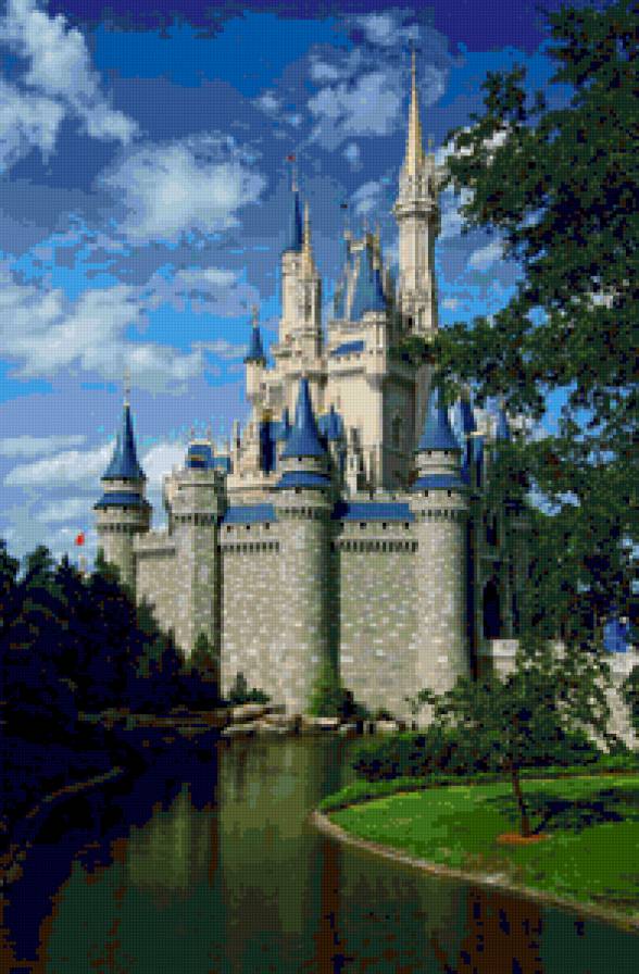 Замок - лес, замок, дворец, архитектура, историческое, крепость - предпросмотр