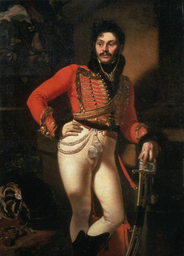 Евграф Владимирович Давыдов О.Кипренский - оригинал