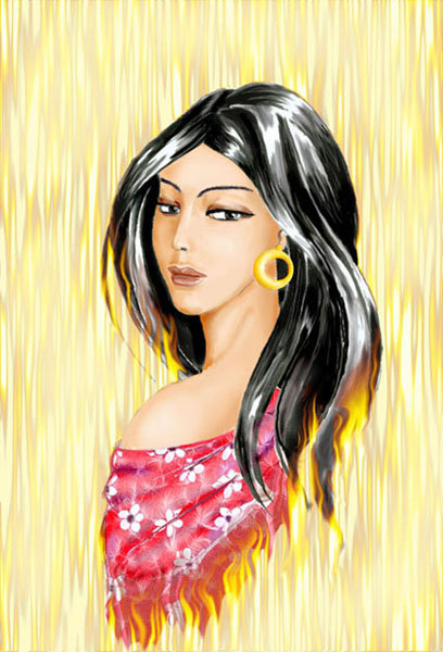 Циганка - девушка - оригинал