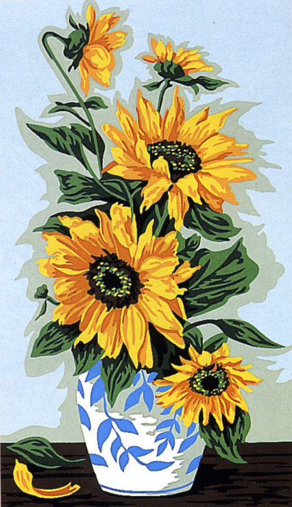 №92323 - букет, ваза, цветы - оригинал