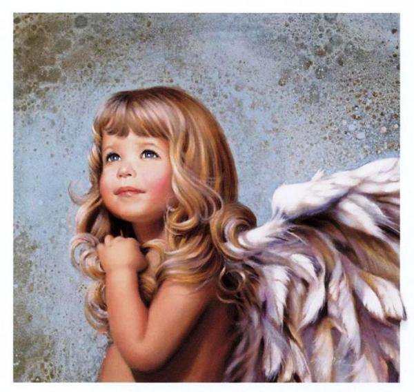 Ангелок - ангел, божественное, девочка, ангелок - оригинал