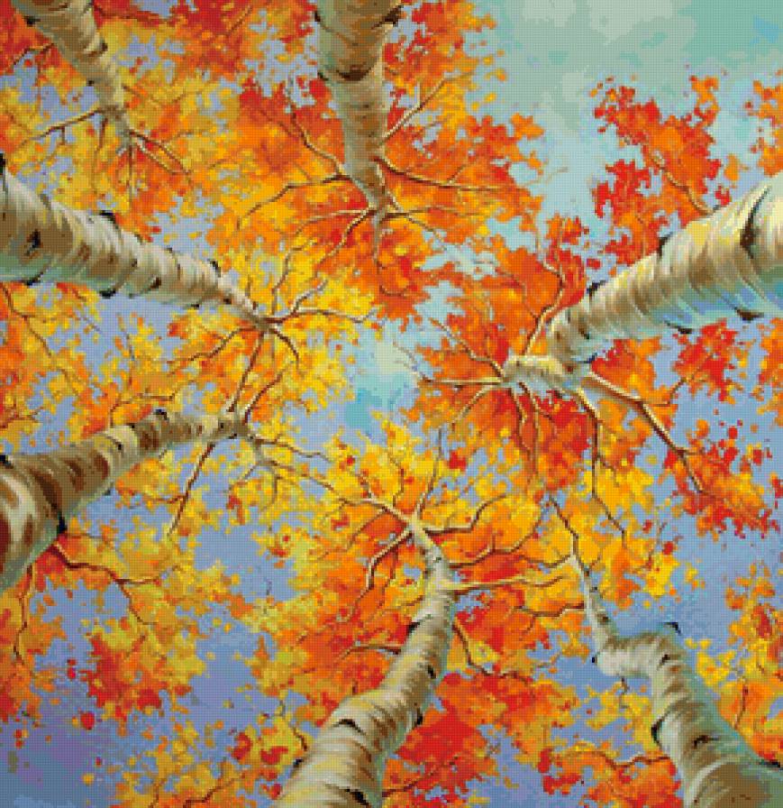 Серия "Пейзаж. Осень" - небо, пейзаж, осень - предпросмотр