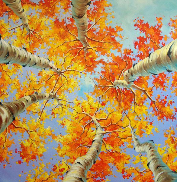 Серия "Пейзаж. Осень" - осень, небо, пейзаж - оригинал