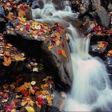 Схема вышивки «водопад»