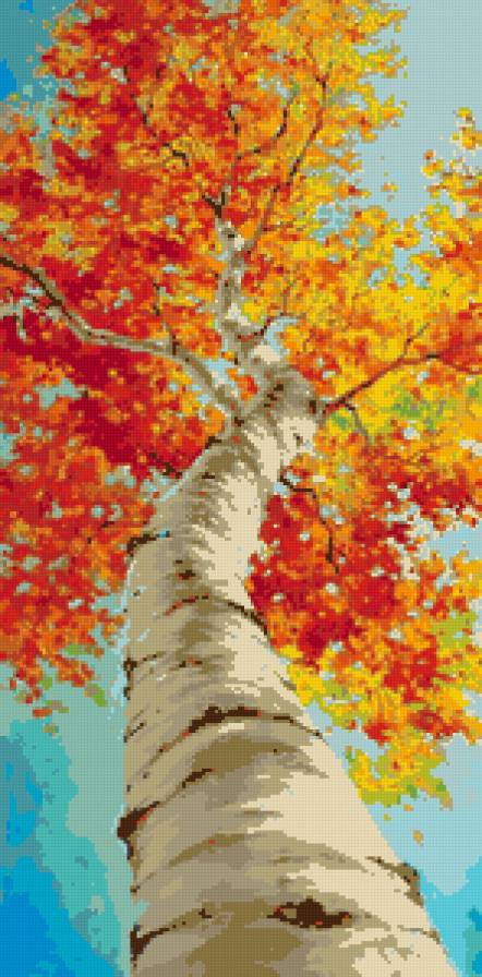 Серия "Пейзаж. Осень" - пейзаж, осень, небо - предпросмотр