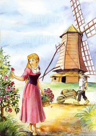 МЕЛЬНИЦА И МЕЛЬНИК С ДЕВУШКОЙ - дома - оригинал