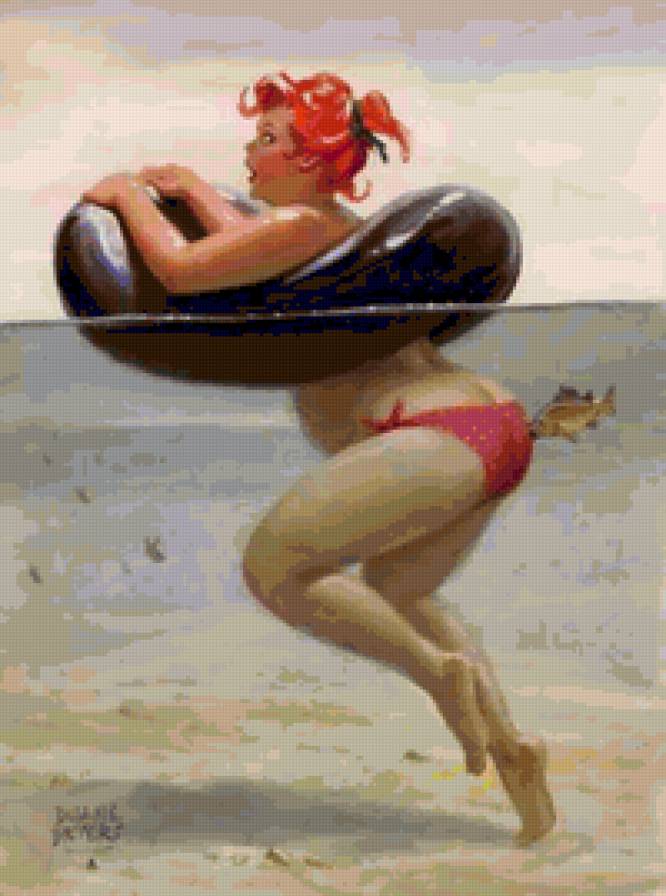 Хильда плавает - хильда, толстушка - предпросмотр