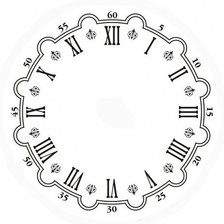 Оригинал схемы вышивки «часы» (№93405)
