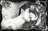 Схема вышивки «поцелуй»