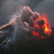 Схема вышивки «Вулкан»