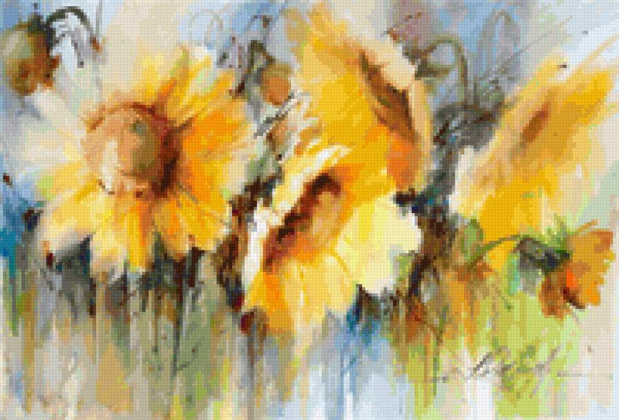 подсолнухи - предпросмотр