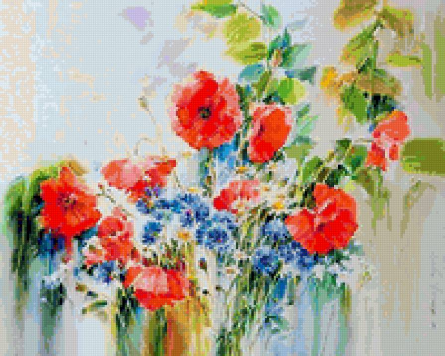 букет - цветы, полевые - предпросмотр