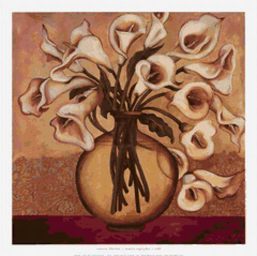 White Autumn Lilies - предпросмотр