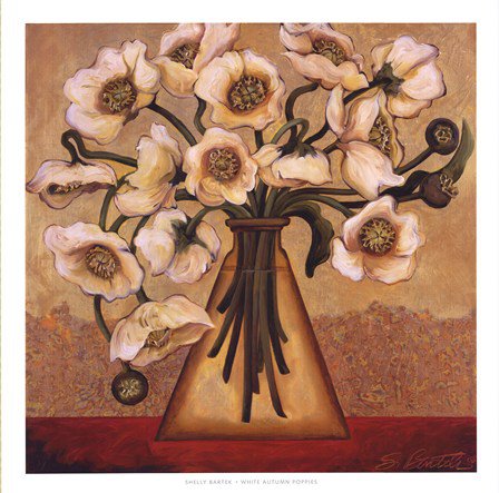 White Autumn Poppies - оригинал