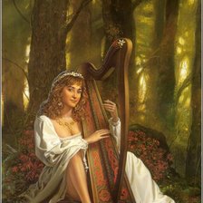 Схема вышивки «Песня эльфийки»