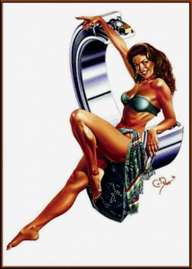 Серия "В стиле рок" - девушка - предпросмотр