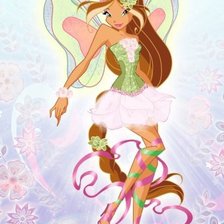 Схема вышивки «флора винкс»