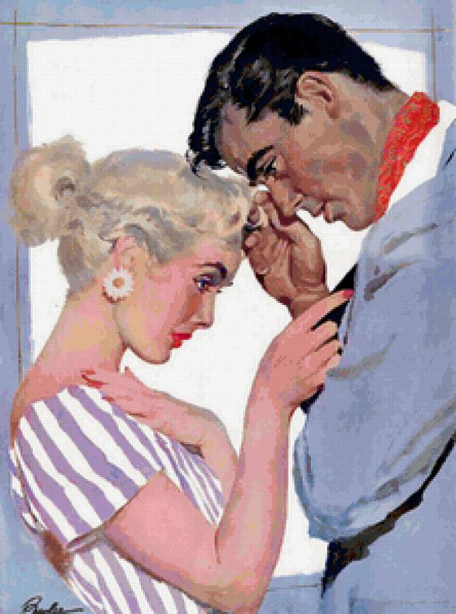 Серия "В американском стиле" - мужчина, пара, двое, девушка - предпросмотр