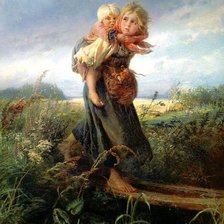Дети бегущие от  грозы К.Е.Маковский