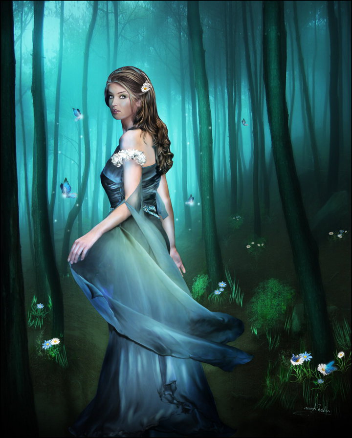 №94627 - искусство, живопись, девушка, люди, картина - оригинал